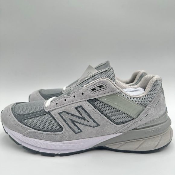 New Balance Women's Gray Mesh Sneakers - Picture 3 of 8
